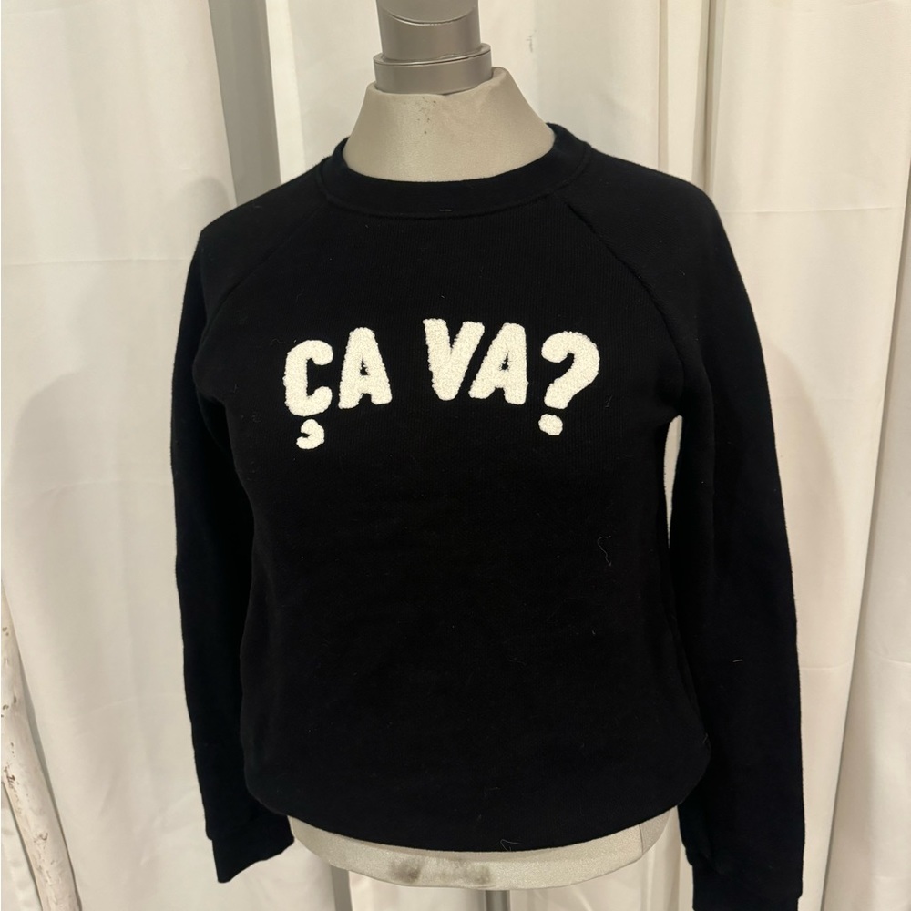 Whistles black CA VA logo sweatshirt - XS